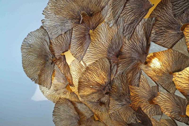 細膩的紋理成為餐廳最美好的裝飾。