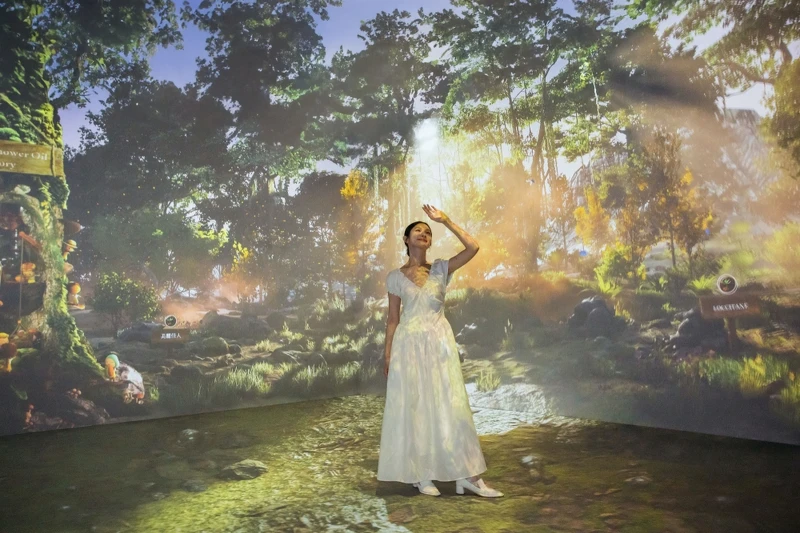 L'OCCITANE歐舒丹2024期間限定「Re:行南法」沉浸式五感體驗展的奇幻杏仁林 Almond Forest。 L'OCCITANE歐舒丹2024期間限定「Re:行南法」沉浸式五感體驗展的奇幻杏仁林 Almond Forest。