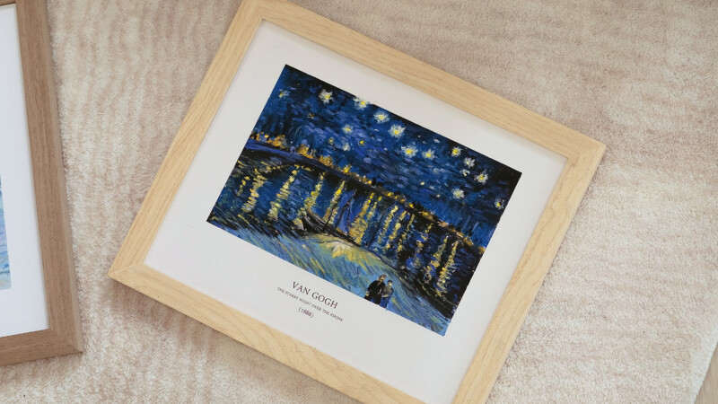 兩個場次分別精選莫內的《印象.日出》和梵谷的《隆河上的星夜》兩幅經典名畫讓學員創作。