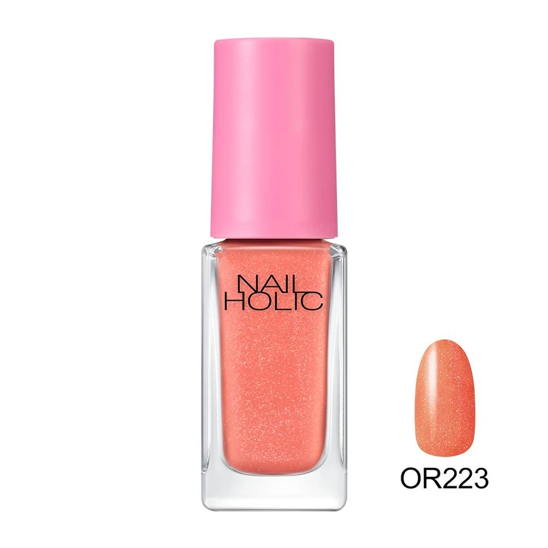 NAIL HOLIC粉紅控指甲油(#OR223蜜桃荷葉邊)5ml,NT119 NAIL HOLIC粉紅控指甲油(#OR223蜜桃荷葉邊)5ml,NT119