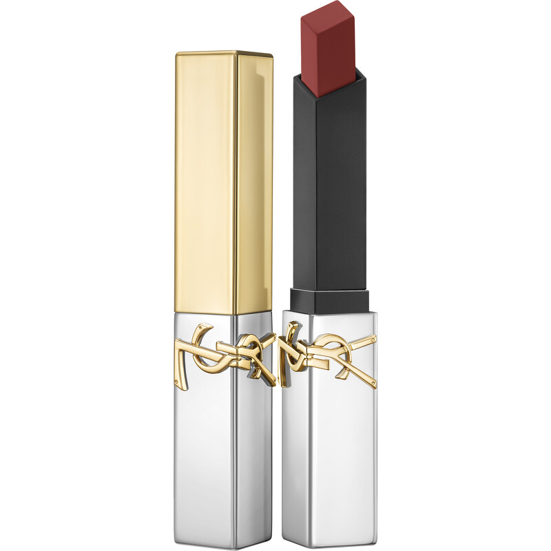 YSL七夕情人節奢金燦銀限定版奢華緞面絲絨唇膏(#1966 罌粟緋紅),NT1,580 YSL七夕情人節奢金燦銀限定版奢華緞面絲絨唇膏(#1966 罌粟緋紅),NT1,580