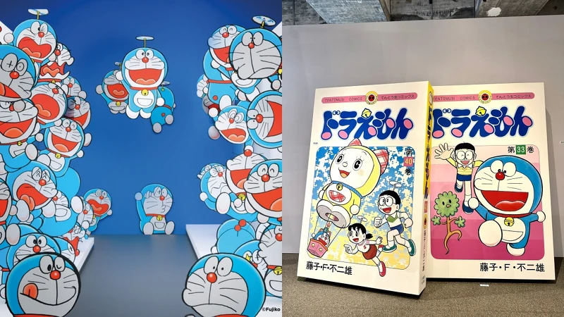 《100%多啦A夢&FRIENDS》室內展區作品