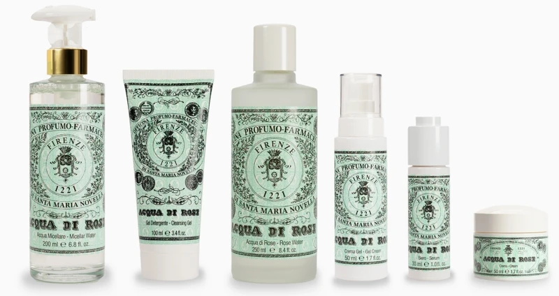 Santa Maria Novella Acqua di Rose 玫瑰保濕系列。Santa Maria Novella Acqua di Rose 玫瑰保濕系列。