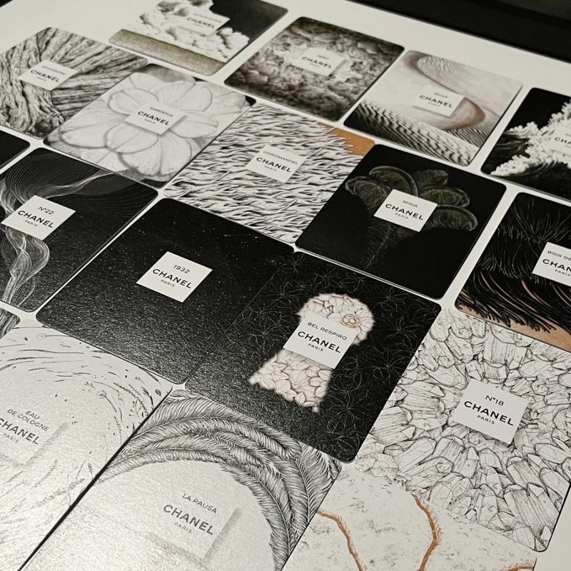 香奈兒精品香氛體驗展「香氛感知聞旅」活動，挑選最有感的圖片，推薦專屬香氛。