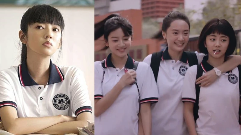 何瑞賢與譚松韻《以家人之名》劇中是一起長大的好友。（左何瑞賢，右譚松韻）