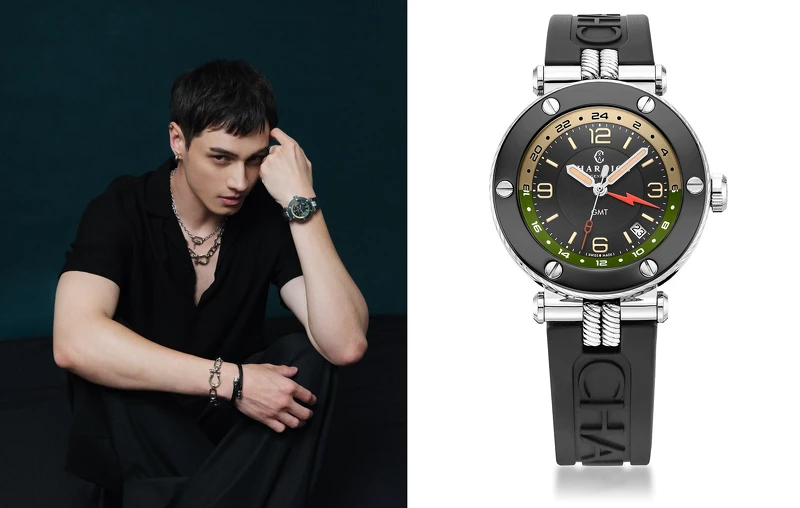 (男) ST-TROPEZ Navigator GMT 41腕錶(全球限量300支),NT129,000、ST-TROPEZ Mariner項鍊,NT17,200、手鍊,NT10,400、Celtic系列手環,MT9,900、Forever Lock項鍊,NT10,400、Celtic Huggie 系列耳夾,NT4,200。 (男) ST-TROPEZ Navigator GMT 41腕錶(全球限量300支),NT129,000、ST-TROPEZ Mariner項鍊,NT17,200、手鍊,NT10,400、Celtic系列手環,MT9,900、Forever Lock項鍊,NT10,400、Celtic Huggie 系列耳夾,NT4,200。