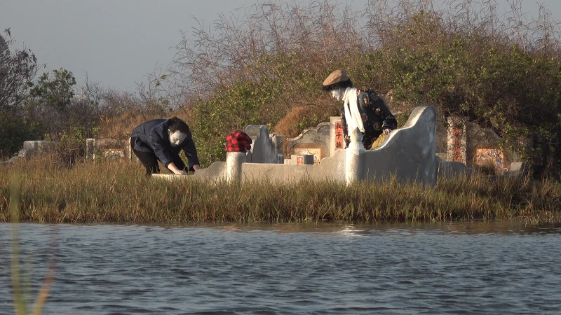 倪祥《有空》截圖,2024,7分26秒,尺寸依場地而定,圖像由藝術家及臺北市立美術館提供。 倪祥《有空》截圖,2024,7分26秒,尺寸依場地而定,圖像由藝術家及臺北市立美術館提供。