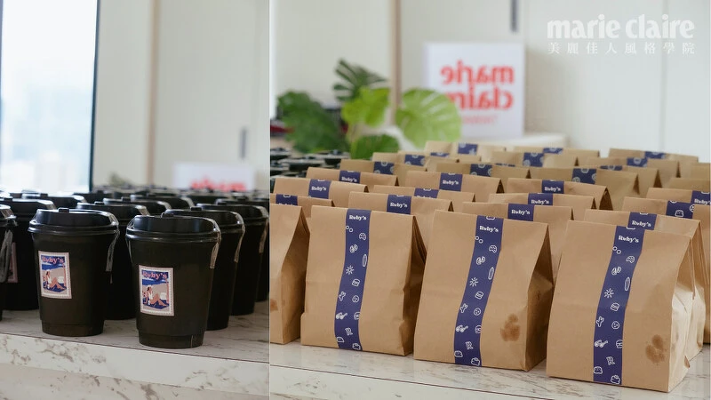 現場提供台北超人氣甜點「Ruby's司康餅乾專賣店」的美味點心和茶飲供學員享用。 現場提供台北超人氣甜點「Ruby's司康餅乾專賣店」的美味點心和茶飲供學員享用。