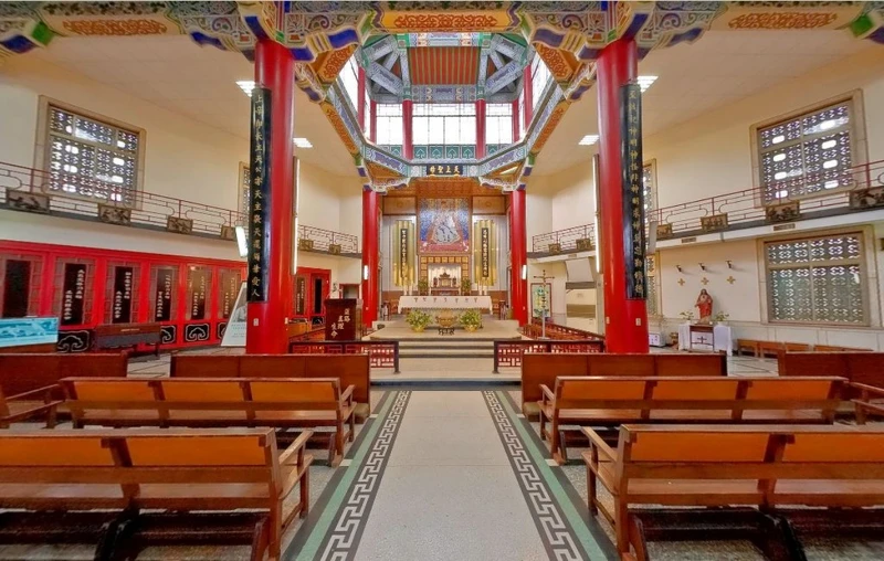 空間融合中西文化風格。 空間融合中西文化風格。