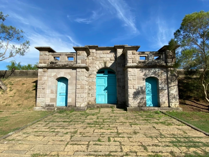 像是古堡一般的水倒博物館井水區。 像是古堡一般的水倒博物館井水區。