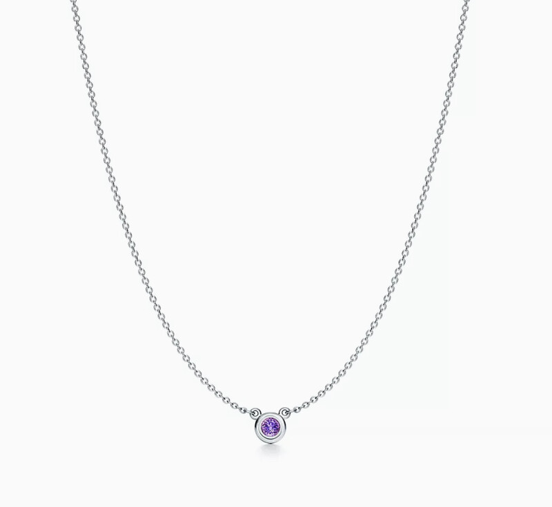 Tiffany & Co. 紫水晶純銀墜鍊 Tiffany & Co. 紫水晶純銀墜鍊
