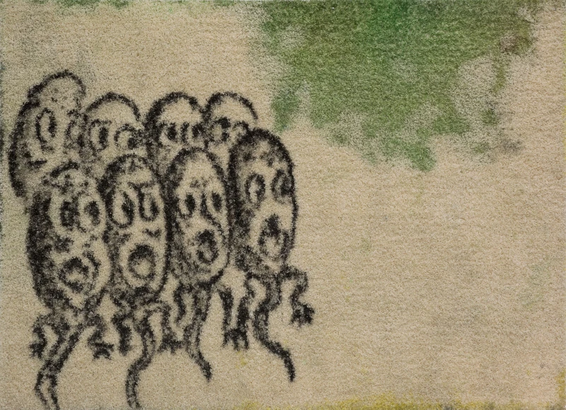 許鶴溪《生日頌歌》。 許鶴溪《生日頌歌》。