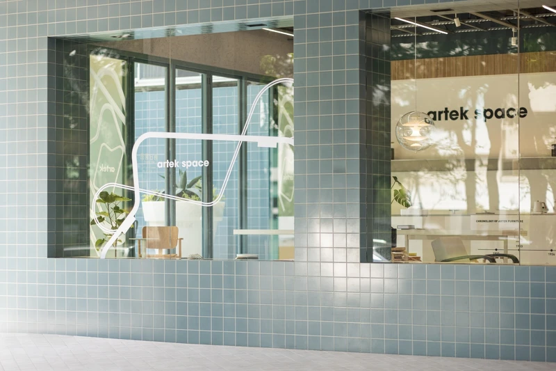 台中草悟道「Artek Space」快閃空間。 台中草悟道「Artek Space」快閃空間。