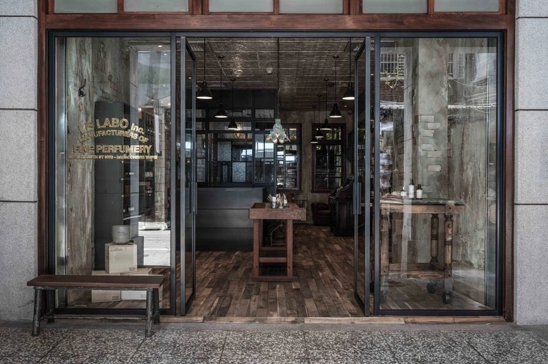 LE LABO大稻埕形象店櫥窗。