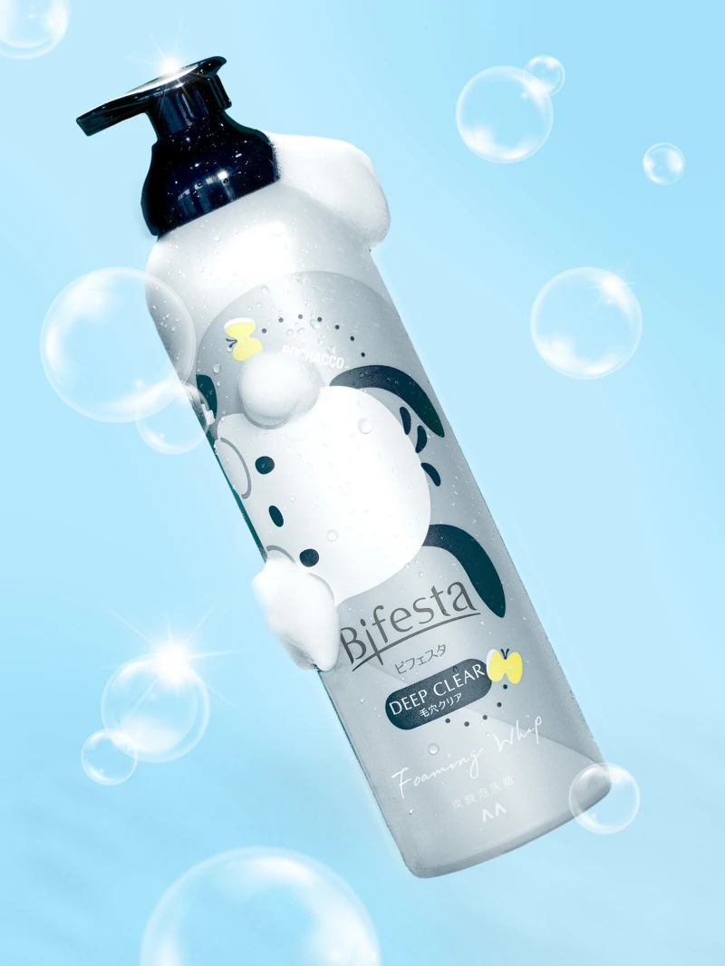 Bifesta碧菲絲特極淨碳酸泡洗顏(帕恰狗限定聯名增量版) NT199