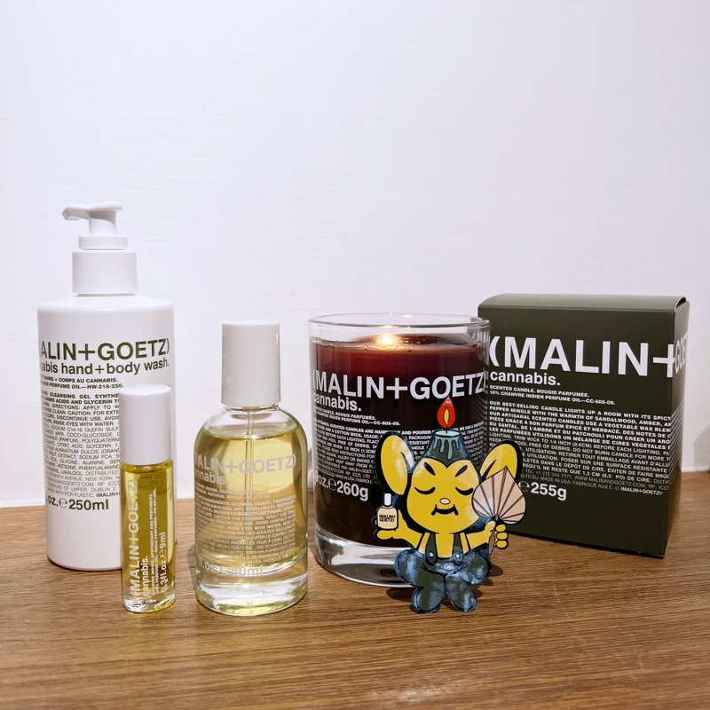 (MALIN+GOETZ)大麻草香氛系列。 (MALIN+GOETZ)大麻草香氛系列。