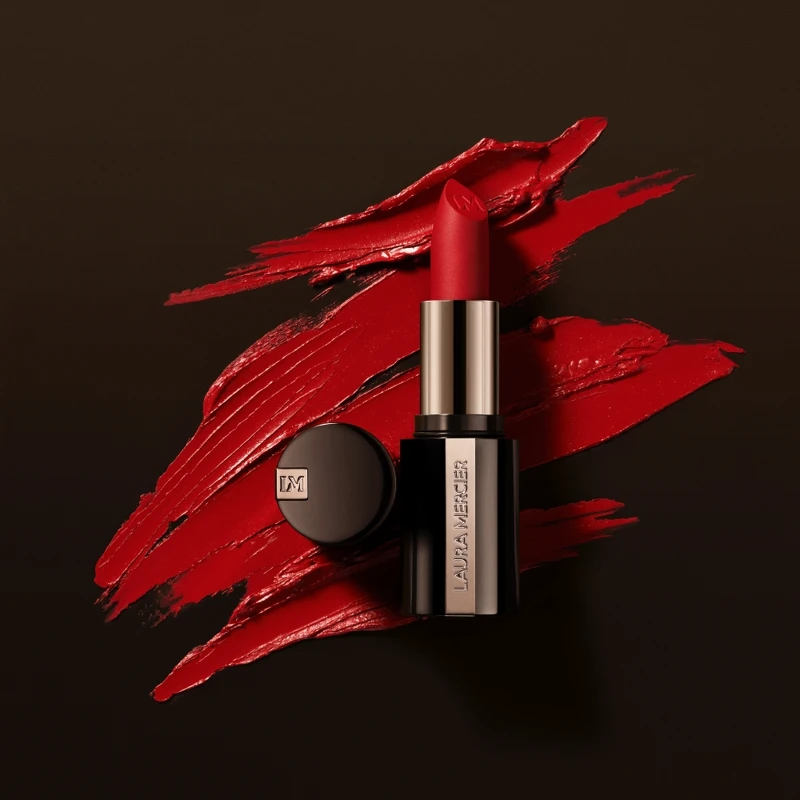 Laura Mercier奢華絲柔完美唇膏情境圖。 Laura Mercier奢華絲柔完美唇膏情境圖。
