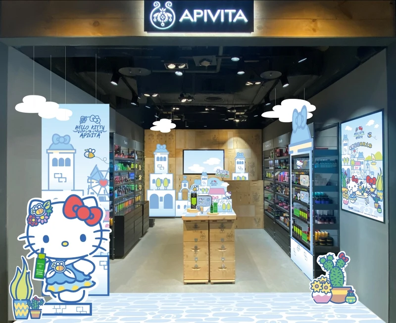 APIVITA台北新光A11專櫃希臘花園。 APIVITA台北新光A11專櫃希臘花園。