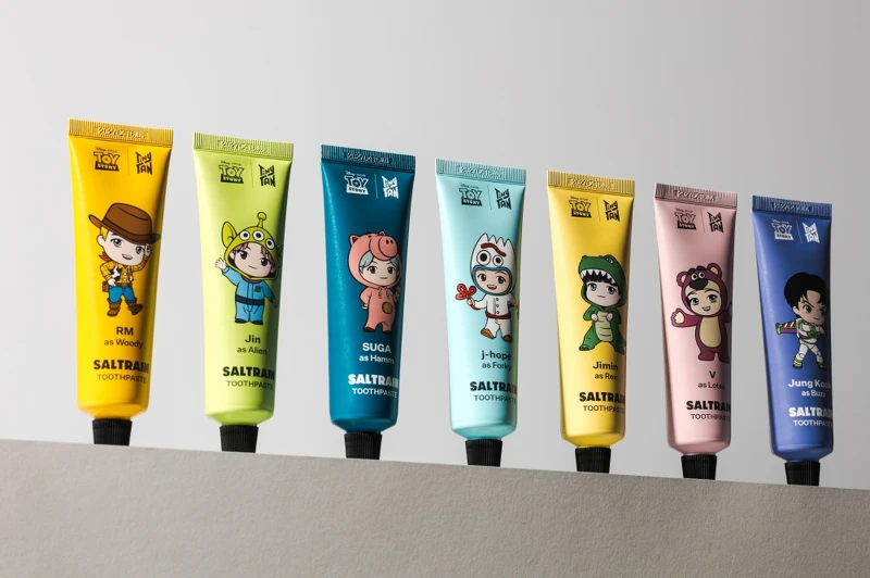 SALTRAIN | TinyTAN BTS防彈少年團x玩具總動員聯名牙膏70g,NT290 SALTRAIN | TinyTAN BTS防彈少年團x玩具總動員聯名牙膏70g,NT290