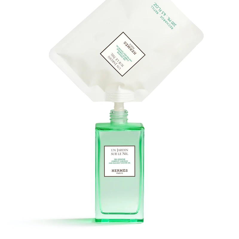 愛馬仕尼羅河花園(Un Jardin sur le Nil)二合一洗髮沐浴乳補充包200ml,NT1730