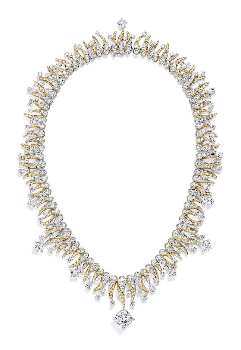 Tiffany & Co. 2024 Blue Book高級珠寶系列Tiffany Céleste 蒼穹萬象（夏季新品）Flames 熾陽之焰 項鍊