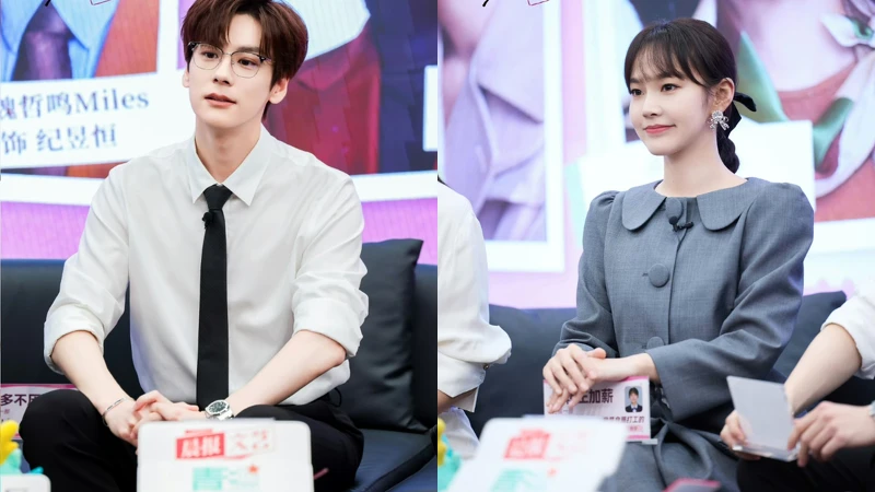 魏哲鳴、張佳寧合體宣傳也超有CP感。