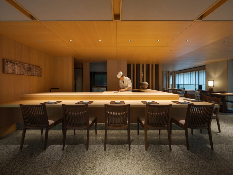 「Ryozen」餐廳,提供日式割烹料理。 「Ryozen」餐廳,提供日式割烹料理。