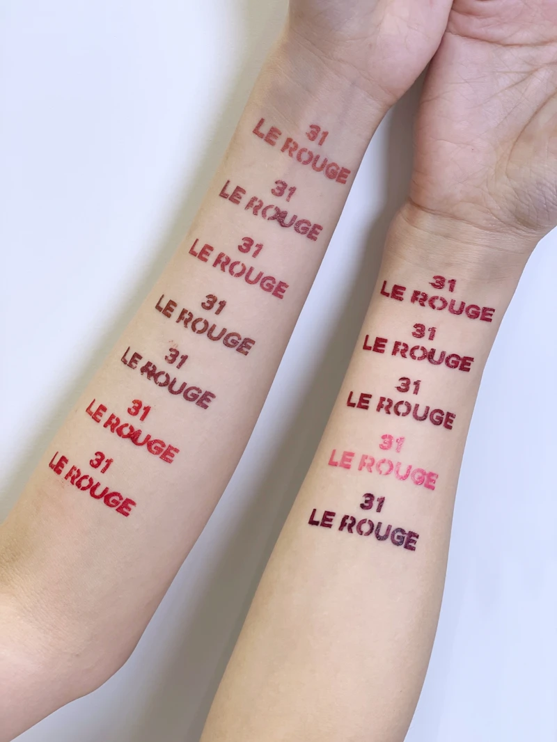 康朋街31 號唇膏 新12色手部試色 康朋街31 號唇膏 新12色手部試色