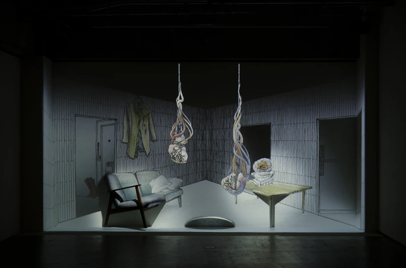 TABAIMO, aitaisei-josei, 2015. Video installation. © Tabaimo, courtesy Gallery Koyanagi.