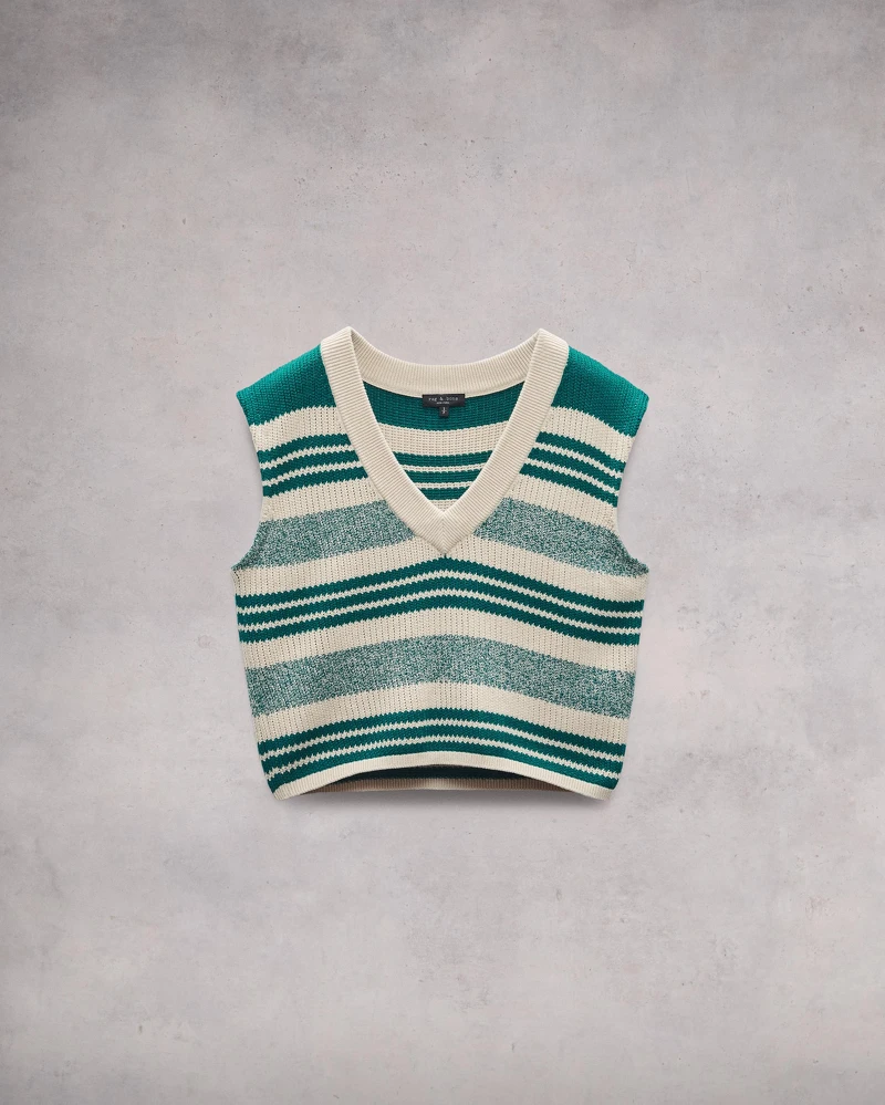 rag & bone Women 綠白條紋 Cyrus 背心 NT11,500 rag & bone Women 綠白條紋 Cyrus 背心 NT11,500