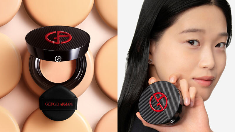 圖片來源: Armani Beauty | 超持妝絲絨水慕斯無瑕氣墊粉餅 定價3,100元