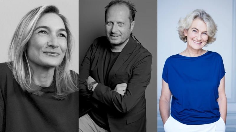 (左起)調香師Alexandra Carlin、調香師Fabrice Pellegrin、調香師Natalie Gracia-Cetto。 (左起)調香師Alexandra Carlin、調香師Fabrice Pellegrin、調香師Natalie Gracia-Cetto。