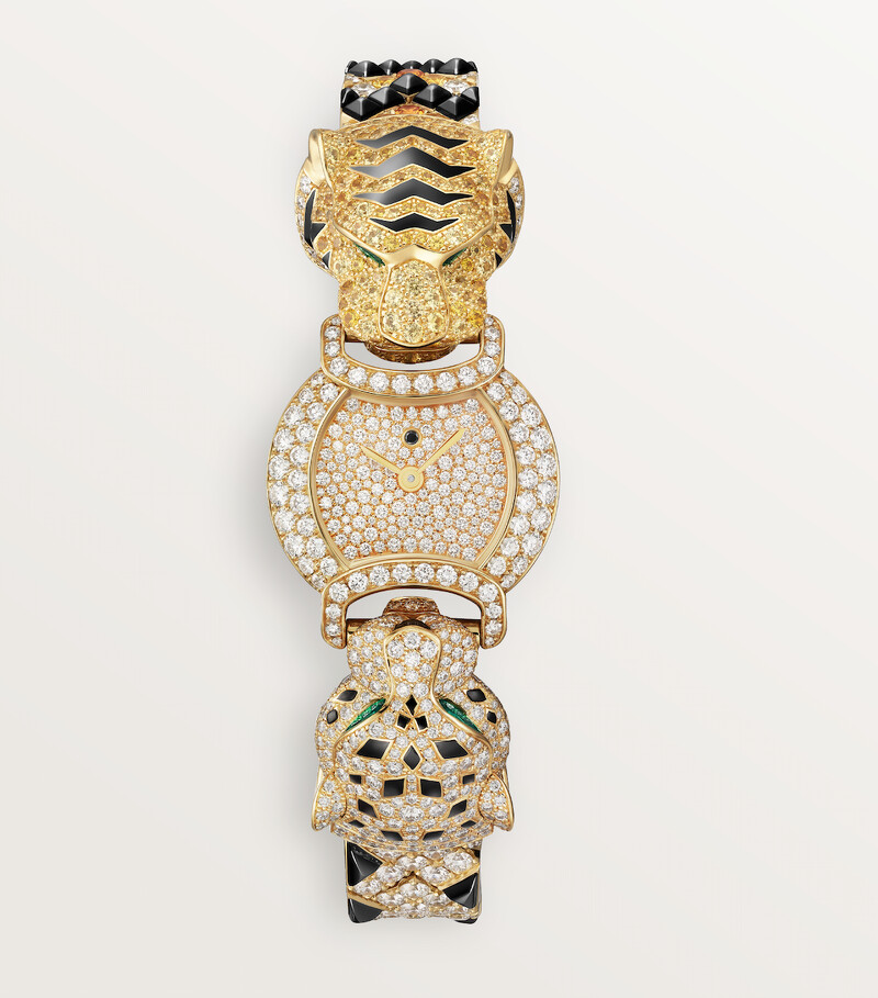 La Panthère美洲豹舖鑲鑽腕錶