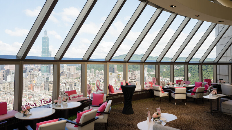 台北遠東香格里拉38樓馬可波羅酒廊。 台北遠東香格里拉38樓馬可波羅酒廊。