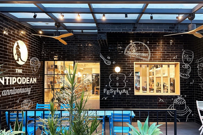 充滿澳洲風情的「The Antipodean」內湖店。 充滿澳洲風情的「The Antipodean」內湖店。