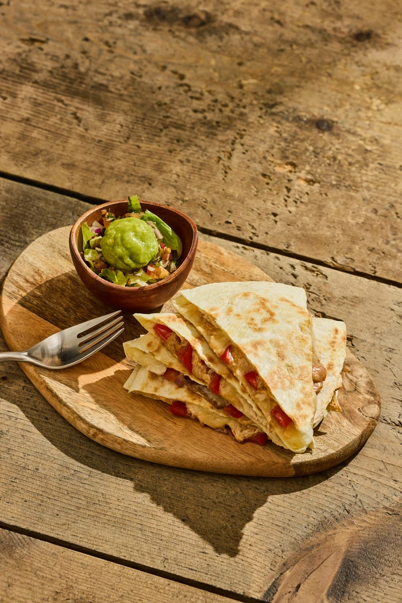 新菜單「墨西哥薄餅」。 新菜單「墨西哥薄餅」。