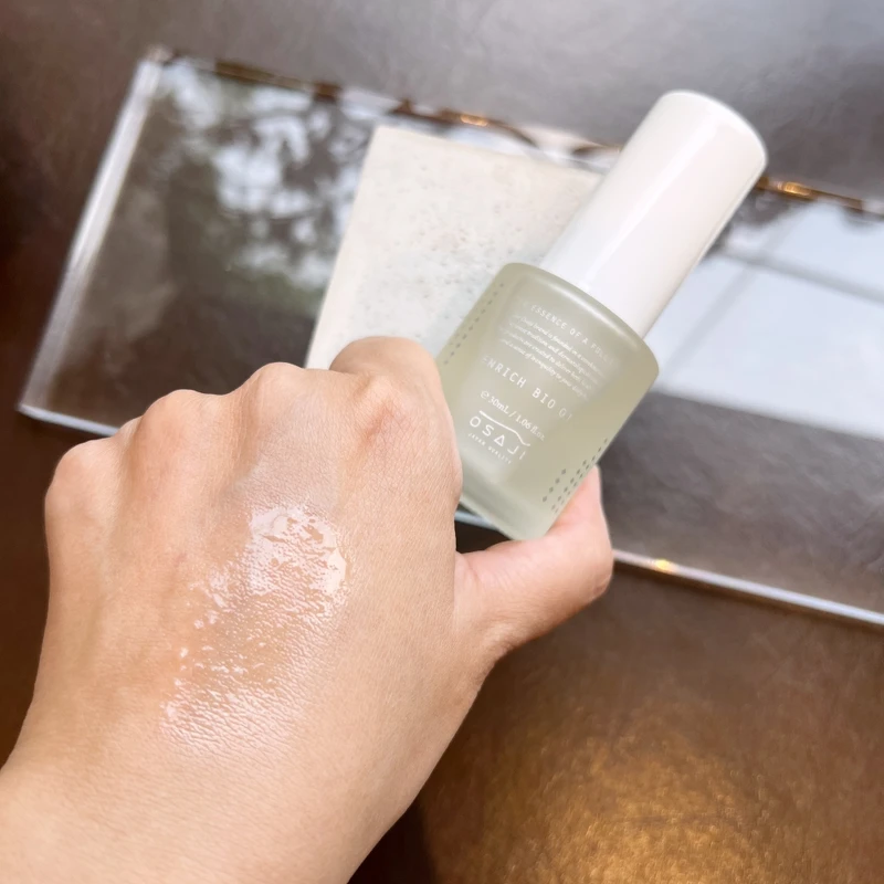 OSAJI原生肌益菌精華質地。 OSAJI原生肌益菌精華質地。