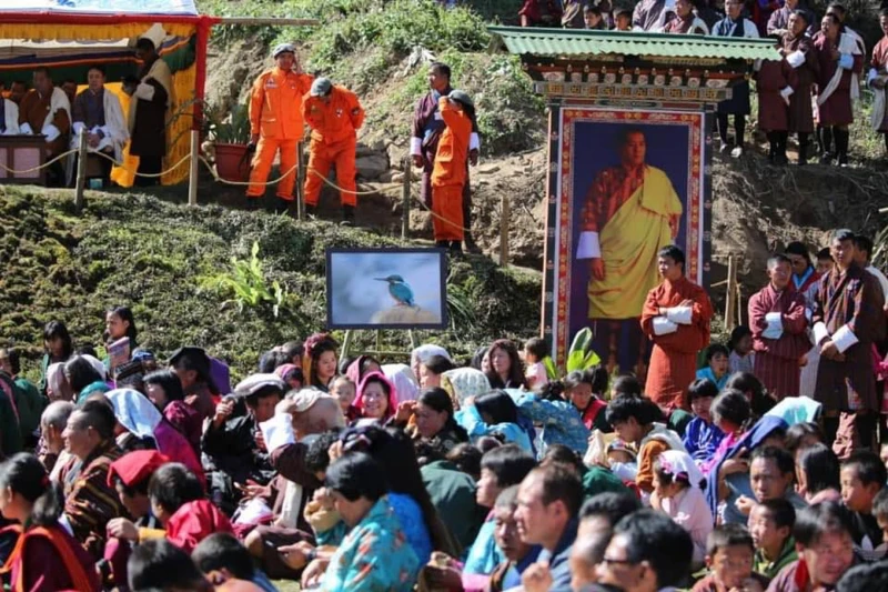 「謝姆岡宗」距離廷布約6小時車程。 「謝姆岡宗」距離廷布約6小時車程。