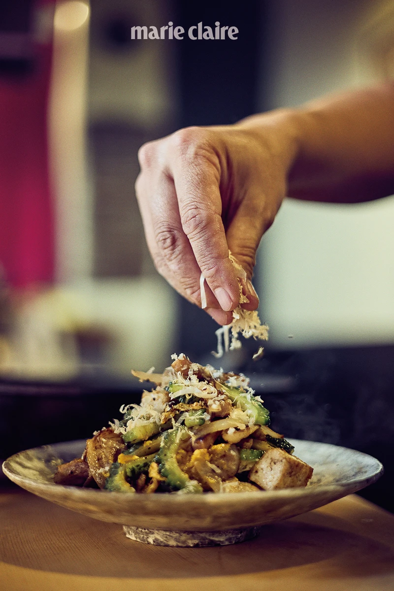 「沖繩炒苦瓜」。