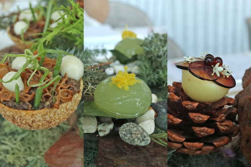 左為「瑪莎拉」,中間為「肉桂」,右為「杜松子」。 左為「瑪莎拉」,中間為「肉桂」,右為「杜松子」。