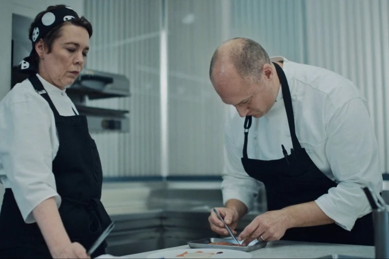 左為名廚 Dave Beran。 左為名廚 Dave Beran。