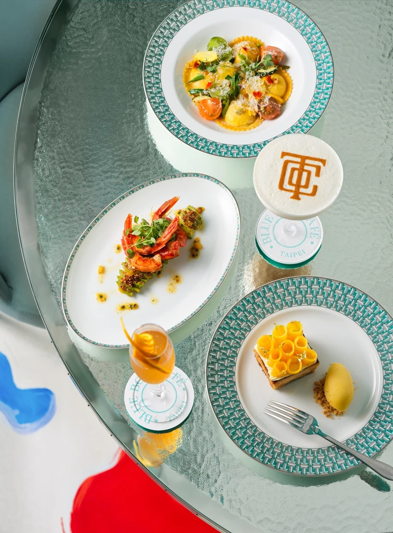 「Blue Box Café Taipei」除了下午茶還有精彩的季節餐點。 「Blue Box Café Taipei」除了下午茶還有精彩的季節餐點。