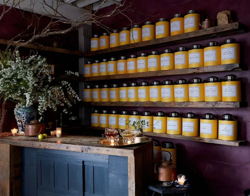 實體工作室「Bellocq Tea Atelier」位於紐約布魯克林區。 實體工作室「Bellocq Tea Atelier」位於紐約布魯克林區。