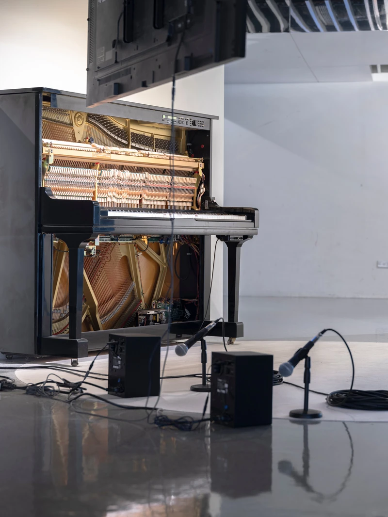 毛利悠子《Piano Solo－Ohara》_桃園市立美術館提供