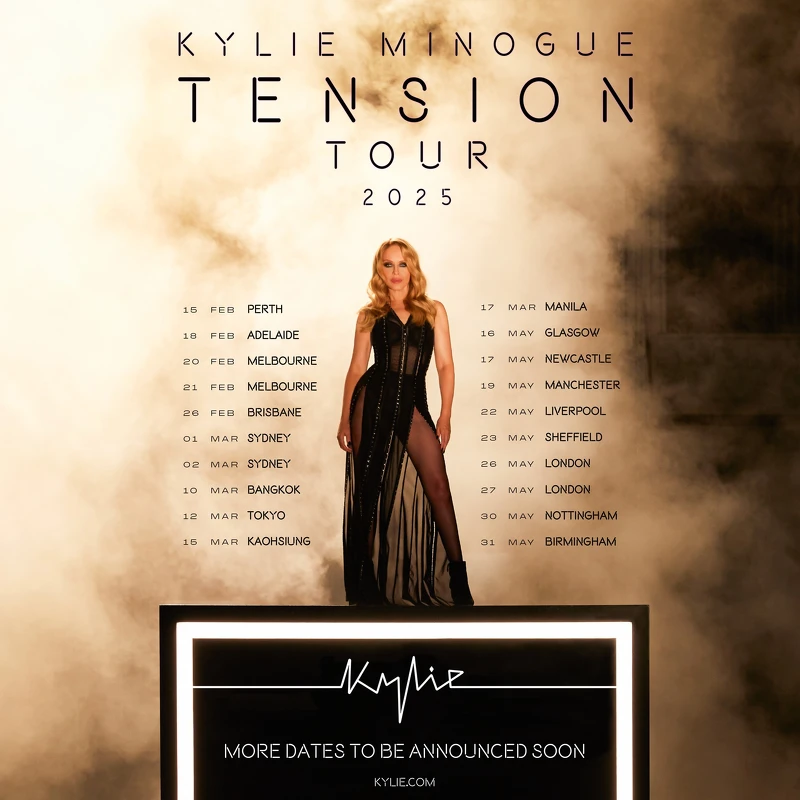 凱莉米洛Kylie Minogue 2025年3月將到高雄開演唱會
