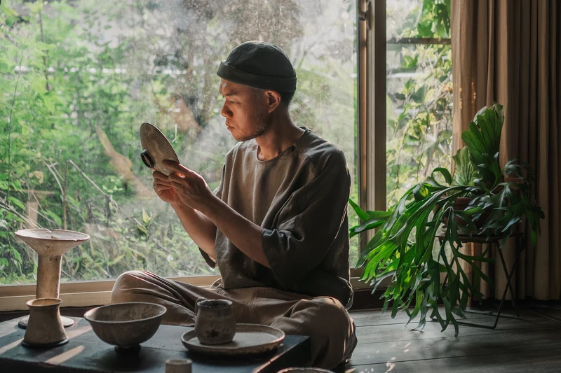 陶藝品牌「望氣」主理人林信志 陶藝品牌「望氣」主理人林信志