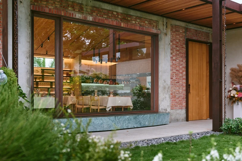 餐廳「Lumière」。 餐廳「Lumière」。