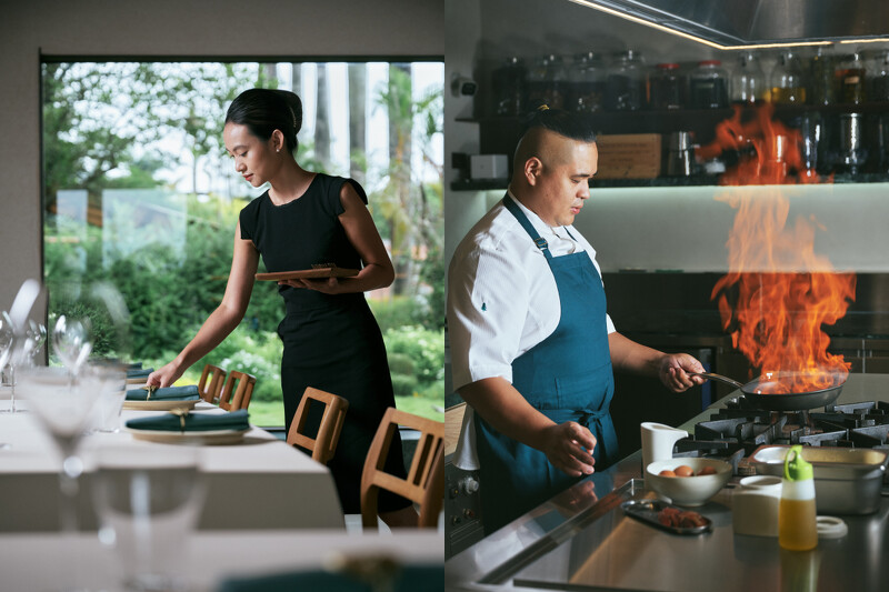 Grace 為古厝家族第六代成員與主廚 Shrek。 Grace 為古厝家族第六代成員與主廚 Shrek。