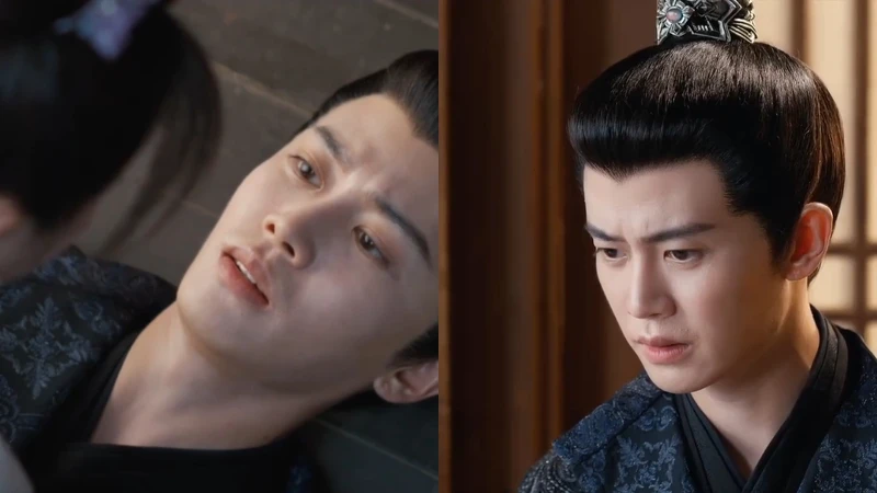 任嘉倫劇中對李蘭迪心動卻演成皺眉。 任嘉倫劇中對李蘭迪心動卻演成皺眉。