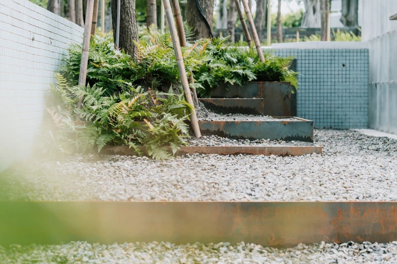 園區內小路和步道處處顯示老屋的魅力。